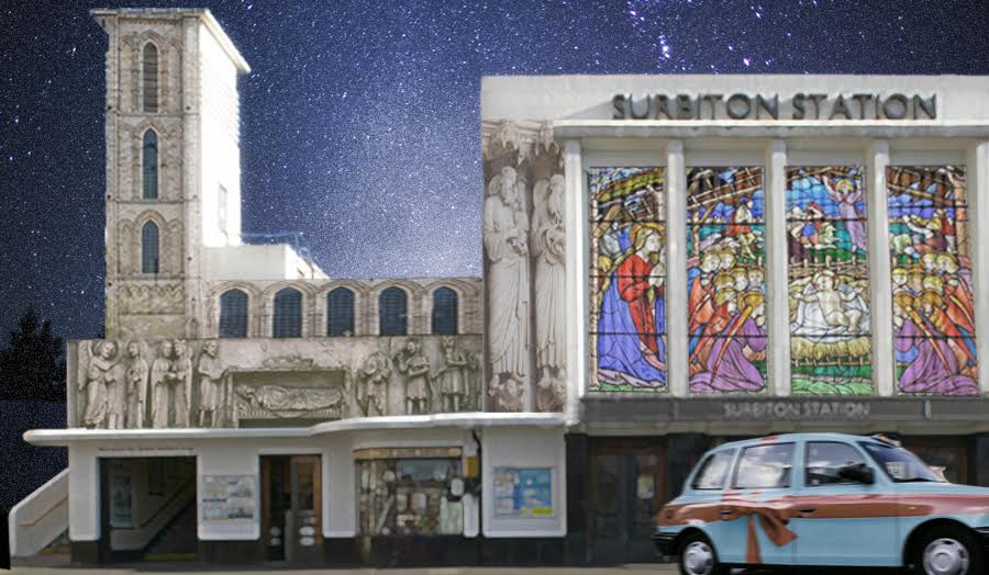visual of surbiton station from ba animation