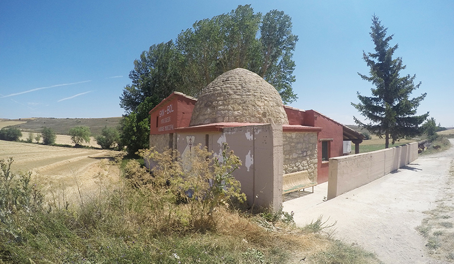 Image of people in a village