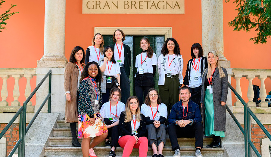 Photograph of Group One Fellows 2019 by Cristiano Corto © British Council