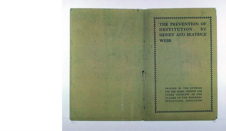 'The Prevention of Destitution' (1970) Screenprint - R.B. Kitaj