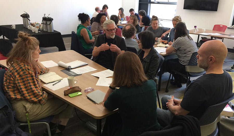 Research workshop sessions – people in small groups