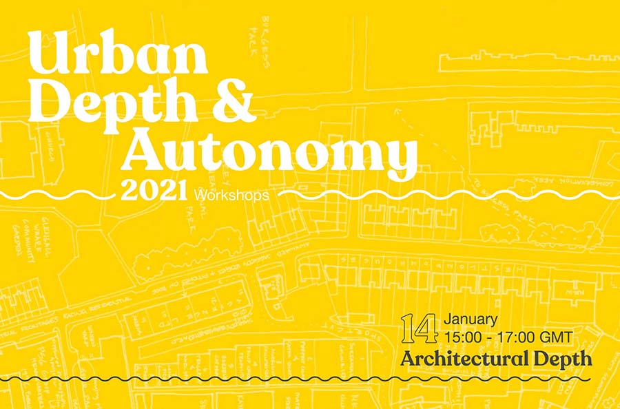 A drawing of an aerial map of an area of a city