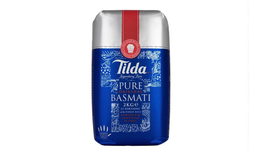 Picture of Tilda pure basmati rice in packaging