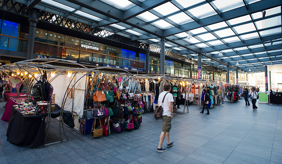 An image of Spitalfields market