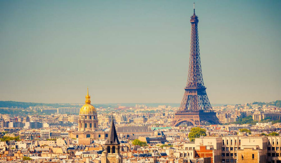 Landscape view of Paris
