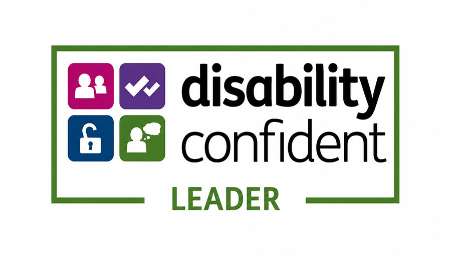 Logo for Disability Confident Leader