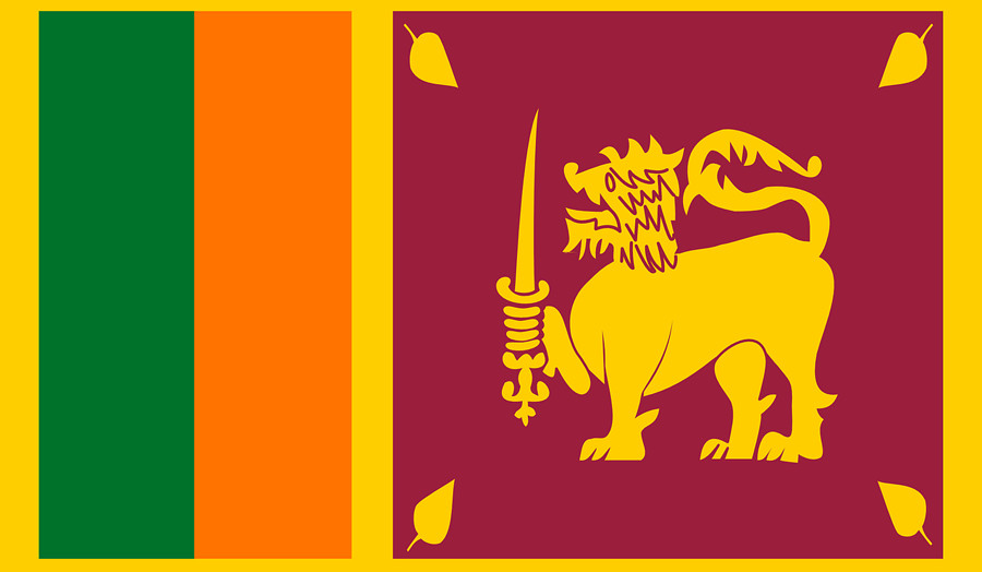 Sri Lanka country flag