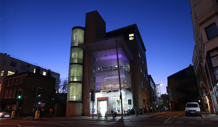 Accelerator building in Shoreditch