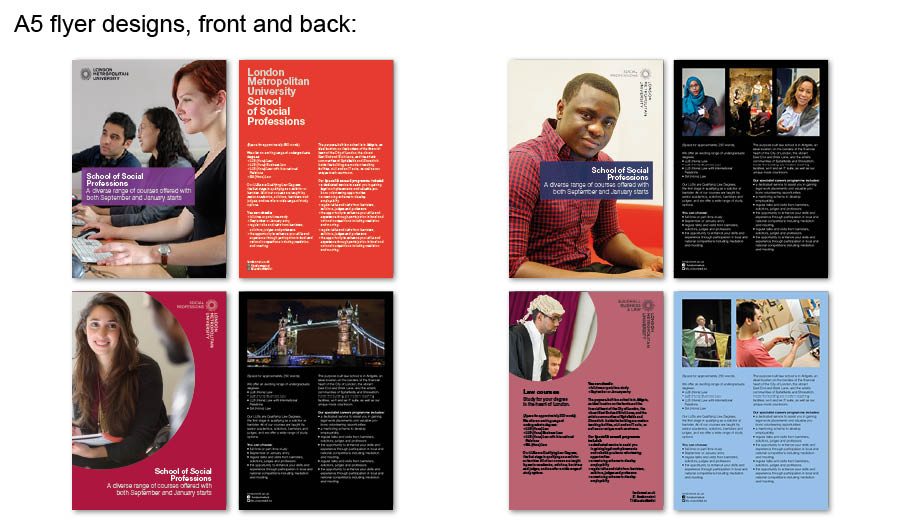 Examples of flyers