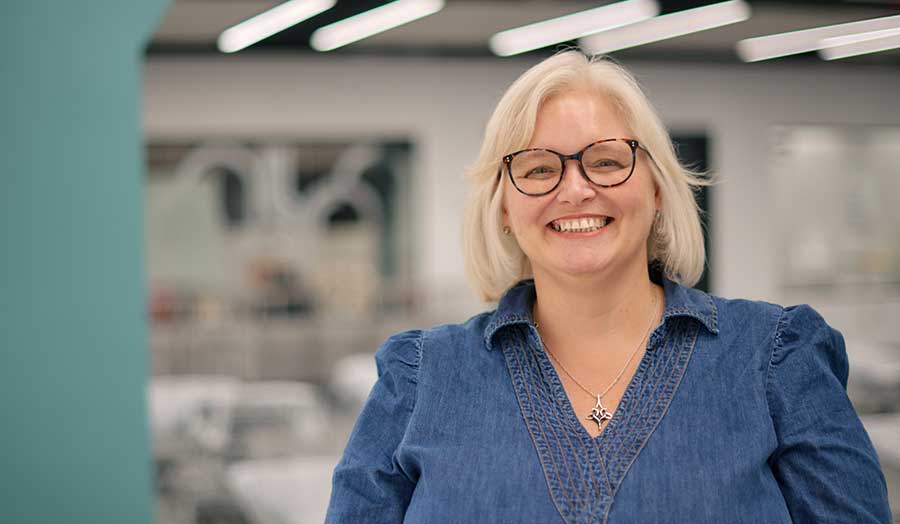 Dr Julie MacLaren pictured smiling in the nursing facilities