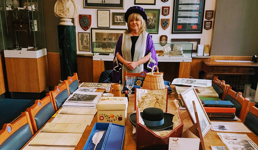 Professor Lynn Dobbs at the Freeman of the City of London Ceremony