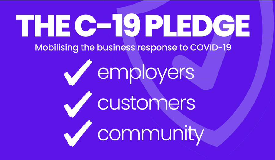The C-19 Business Pledge brings together employers, customers, students and the community