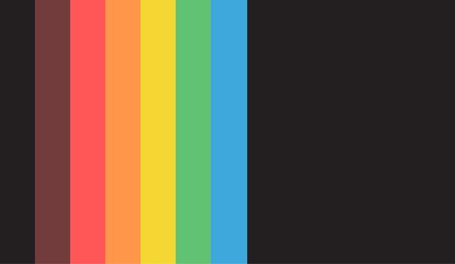 The Digital Pride flag