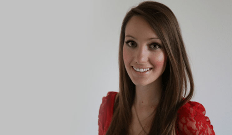 woman looking at camera