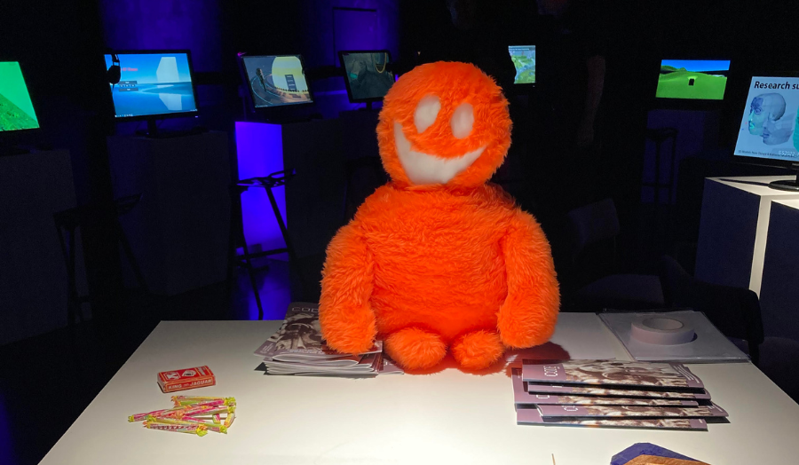 An orange toy created for the SCDM summer show