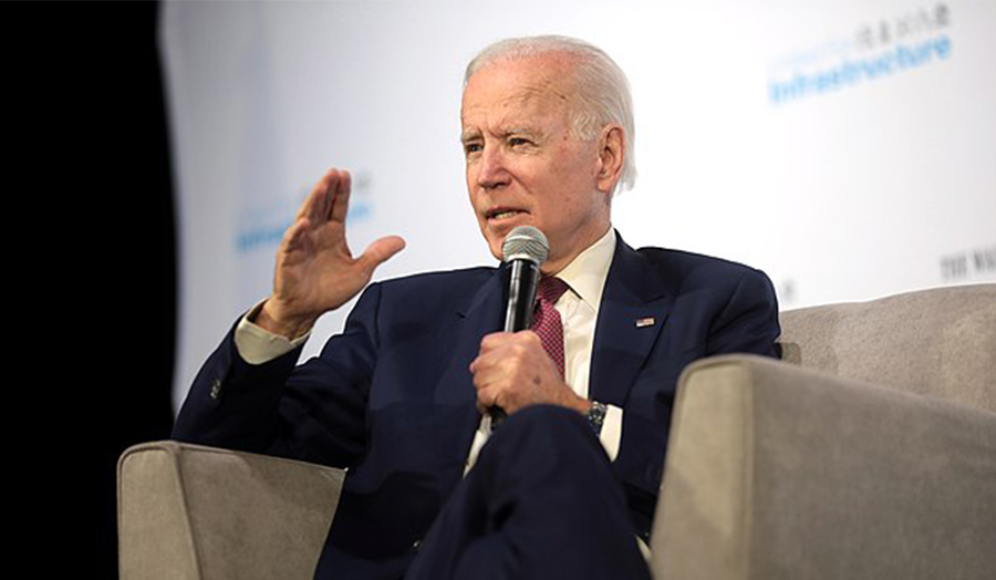 Joe Biden at a conference