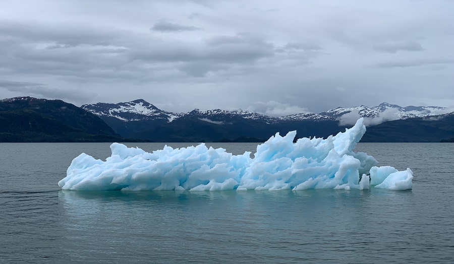 Iceberg melting in the ocean