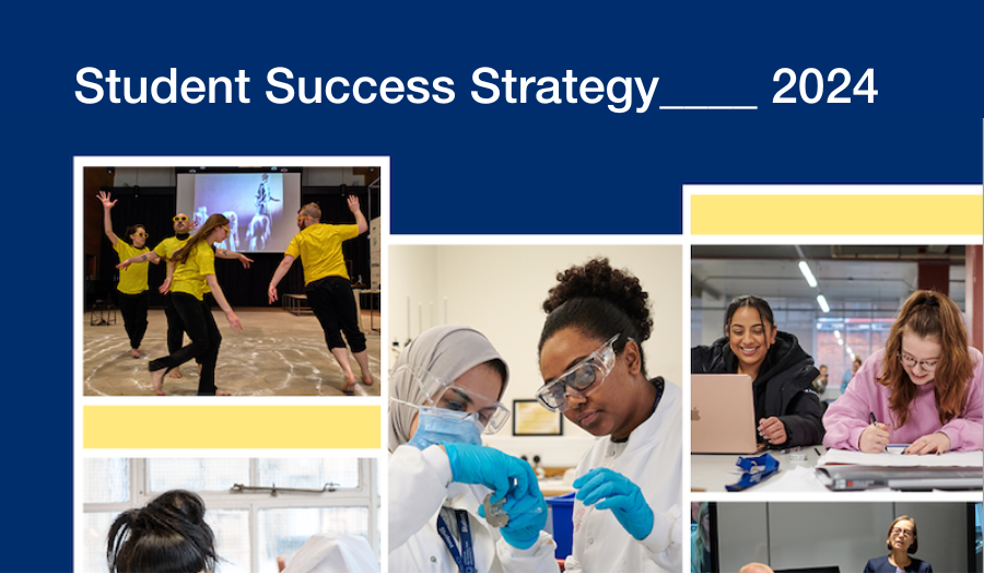 Front cover of London Met's Student Success Strategy