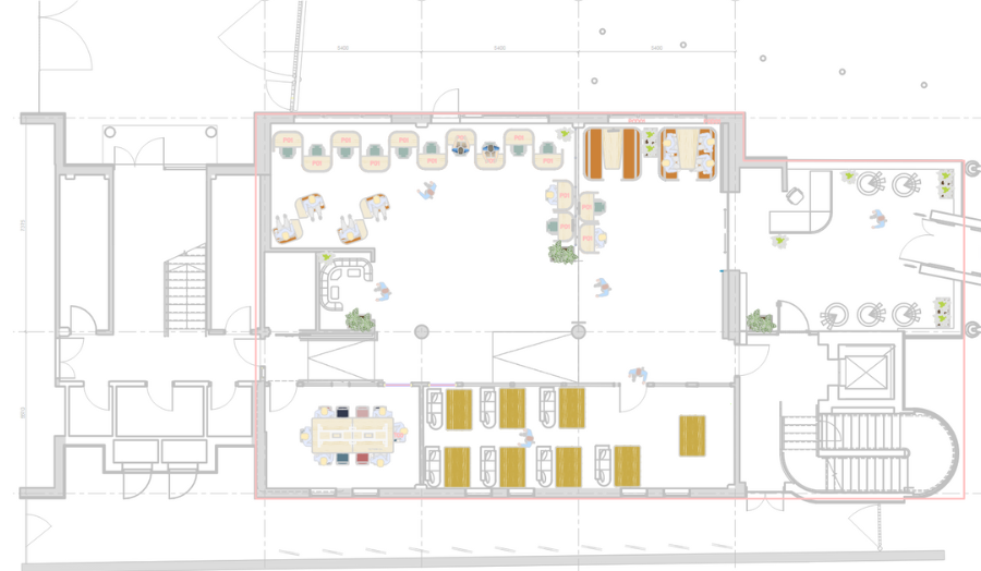 Interior design work from the shoreditch placements 2025