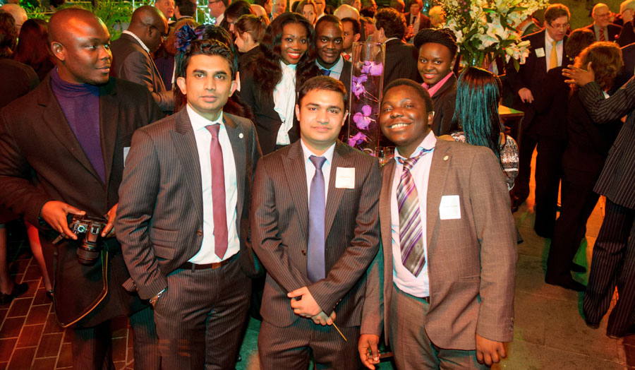 Members of London Met's Students' Union enjoy the celebrations