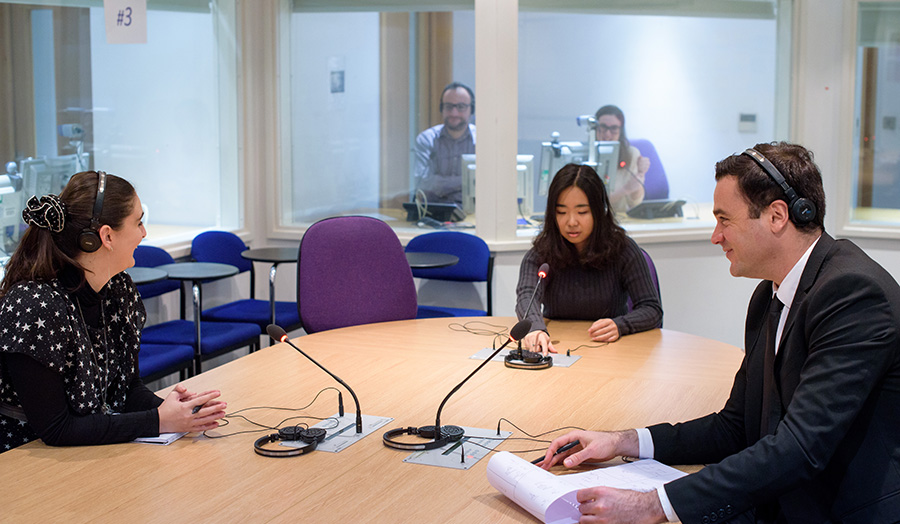 Image of the Translation suite which is currently at the Moorgate campus.