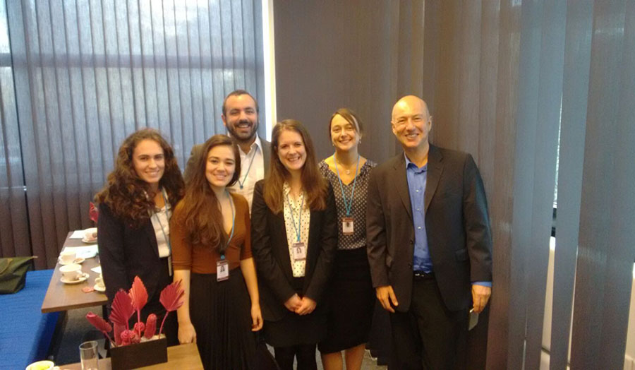 Five London Met students took on a placement with the UN in Vienna. MA Conference and Interpreting