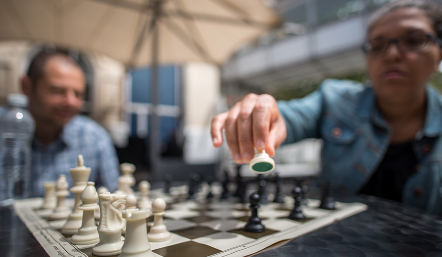 People playing chess