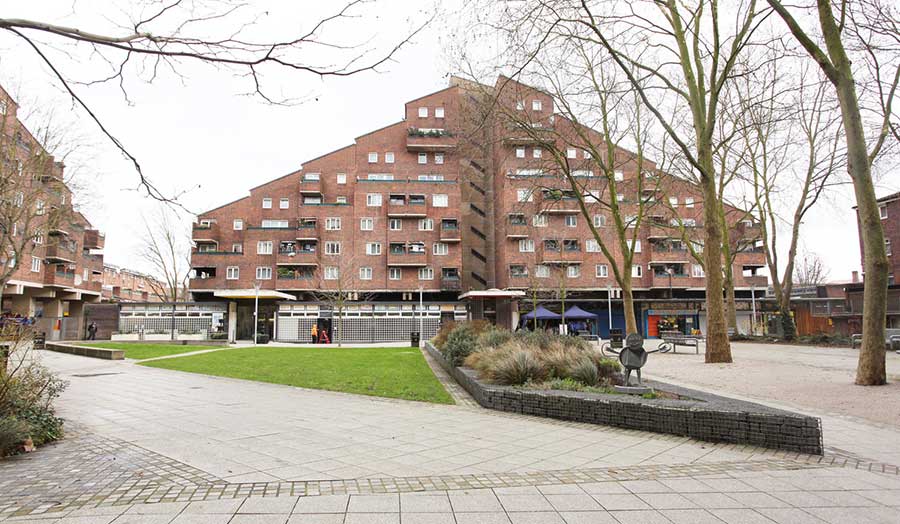 block of flats on the Andover estate