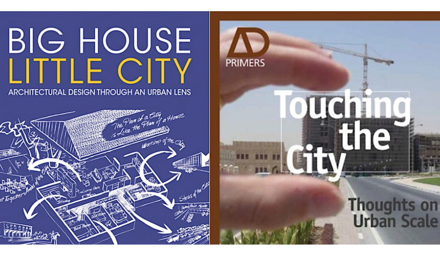Images of book covers: Big House Little City (2023) by Benedict Zucchi, and Touching the City(2014) 