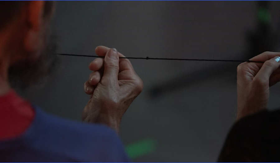 Musarc reads from a 120m-long &lsquo;talking knots&rsquo;.