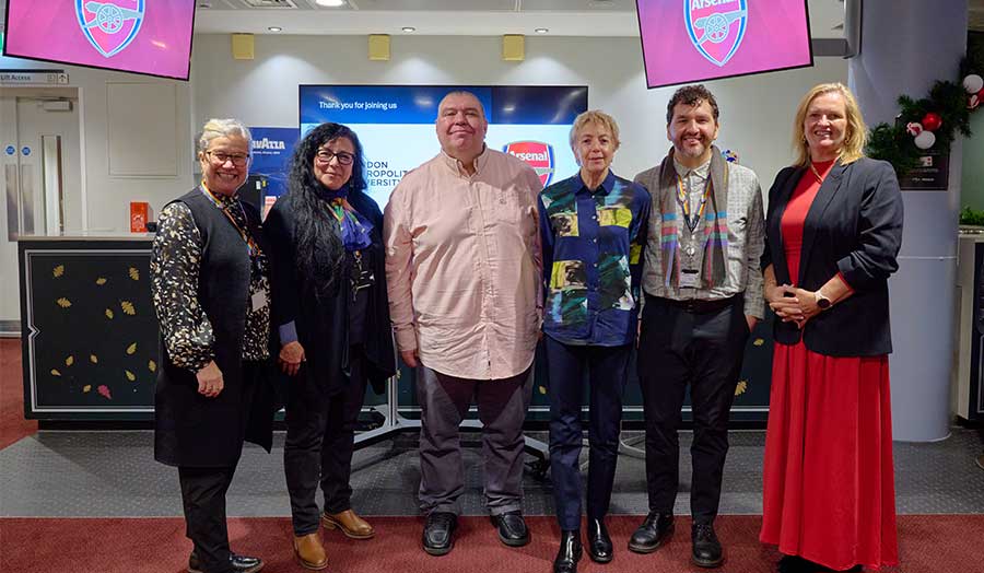 A group of people at an event